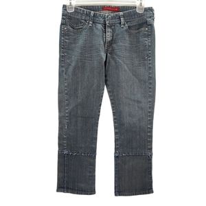 Levi's Vintage Skinny Capri 582 Seamed Distressed 8